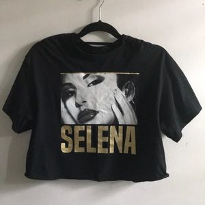 black&white SELENA crop top